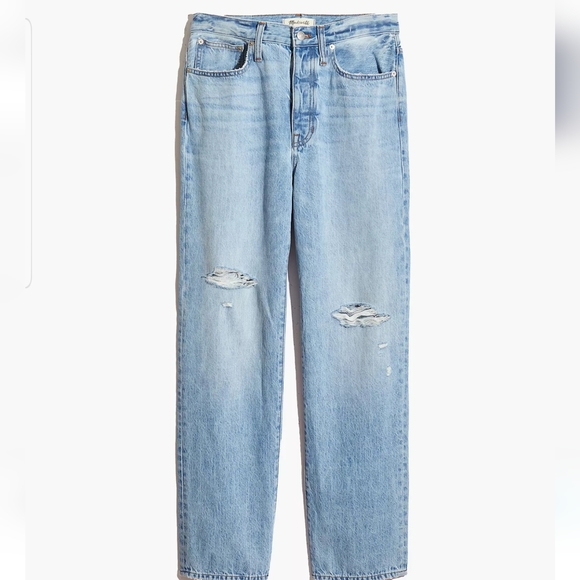Madewell The Dadjean in Millman Wash: Ripped Edition baggy high rise 31 sn#AN341 - Picture 10 of 10